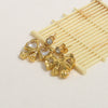 Wholesale Bowshaped Zircon Stainless Steel Electroplated Earrings For Women