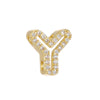 Wholesale Bracelet Accessories Copper 18K Gold Plated Fashion Letters Numbers Text Beaded