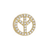 Wholesale Bracelet Accessories Copper 18K Gold Plated Fashion Letters Numbers Text Beaded