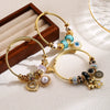 Wholesale Bracelet Alloy Pearl Rhinestone Inlaid Heart Shape Geometric Fashion Unisex