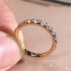 Wholesale Bracelet And Ring Copper Inlaid Zircon Geometric Design Unisex