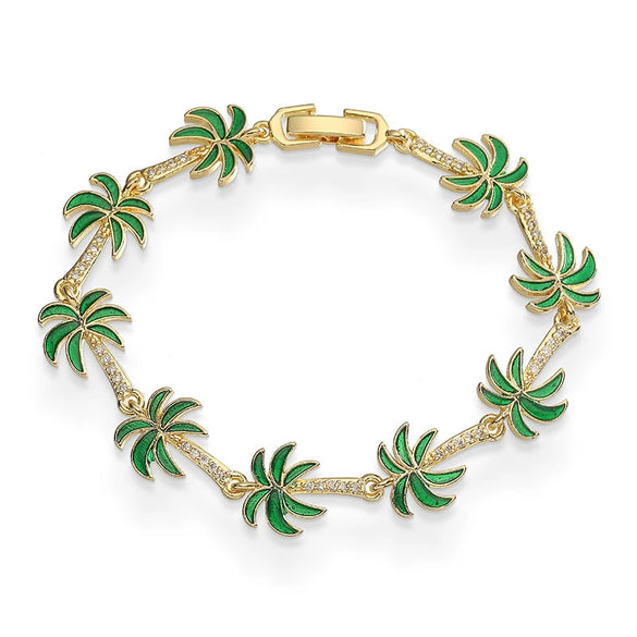 Wholesale Bracelet Copper Animal Zodiac Oil Dropping Coconut Shell Stitching For Women