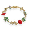 Wholesale Bracelet Copper Animal Zodiac Oil Dropping Coconut Shell Stitching For Women