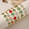 Wholesale Bracelet Copper Animal Zodiac Oil Dropping Coconut Shell Stitching For Women