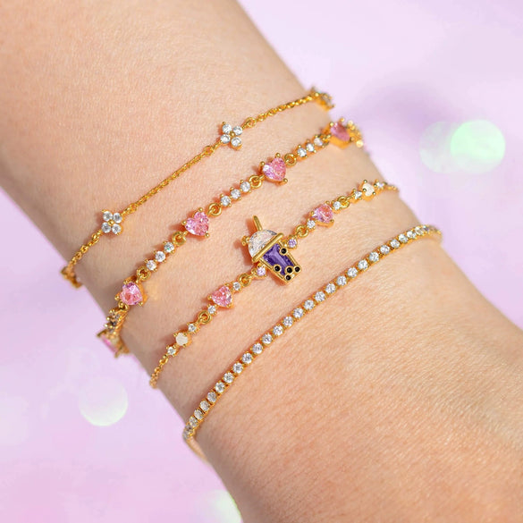 Wholesale Bracelet Copper Butterfly Bow Shape Electroplating Sweet Animal Style Women's Hand Jewelry