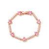 Wholesale Bracelet Copper Butterfly Bow Shape Electroplating Sweet Animal Style Women's Hand Jewelry