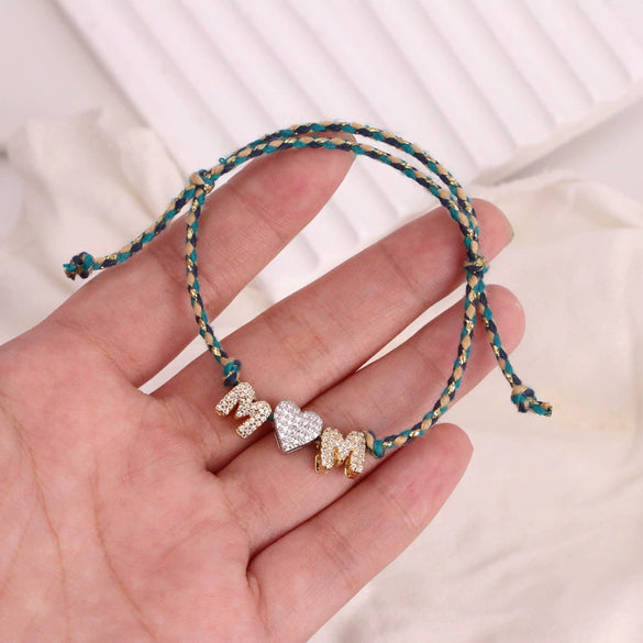 Wholesale Bracelet Copper Dripping Oil Heart Shape Electroplating Simple Style