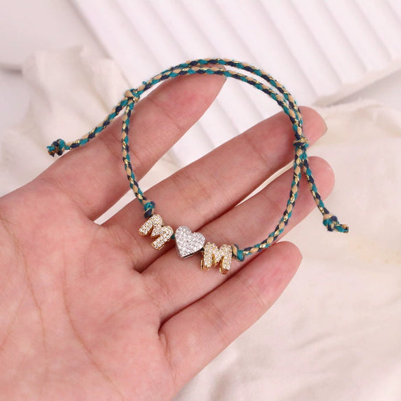 Wholesale Bracelet Copper Dripping Oil Heart Shape Electroplating Simple Style