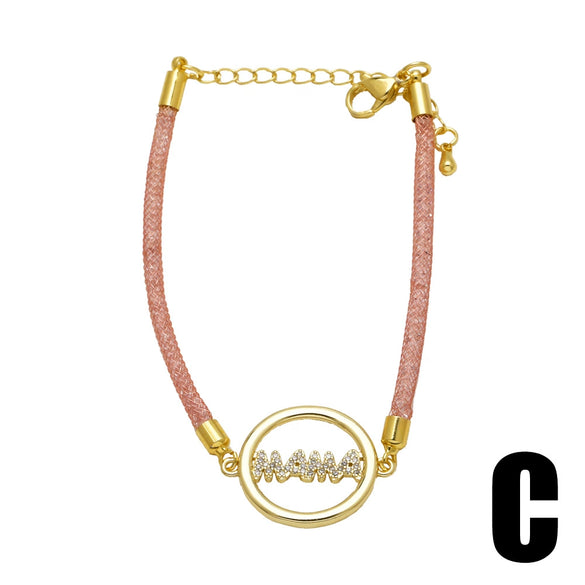 Wholesale Bracelet Copper Love Heart Shape Electroplating For Women