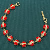 Wholesale Bracelet Copper Oil Dripping Animal Insect Ladybug Hiphop Style For Women