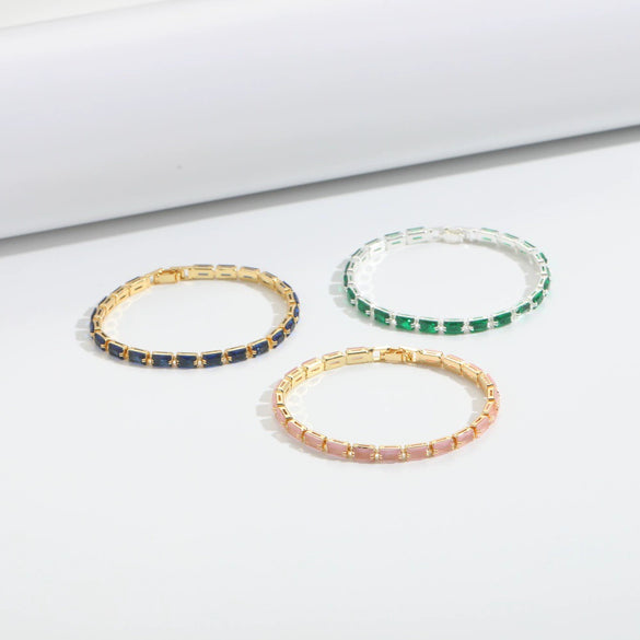 Wholesale Bracelet Copper Plastic Gold Plated Geometric Minimalist Retro Style For Women