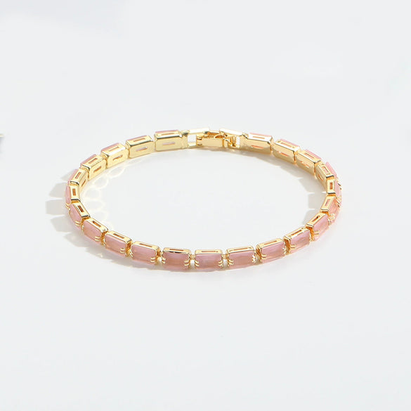 Wholesale Bracelet Copper Plastic Gold Plated Geometric Minimalist Retro Style For Women