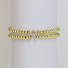 Wholesale Bracelet Copper Plated Gold Cute Letters Pattern Electroplating For Women