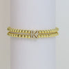 Wholesale Bracelet Copper Plated Gold Cute Letters Pattern Electroplating For Women