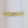Wholesale Bracelet Copper Plated Gold Cute Letters Pattern Electroplating For Women