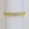 Wholesale Bracelet Copper Plated Gold Cute Letters Pattern Electroplating For Women