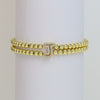 Wholesale Bracelet Copper Plated Gold Cute Letters Pattern Electroplating For Women