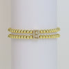 Wholesale Bracelet Copper Plated Gold Cute Letters Pattern Electroplating For Women