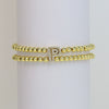 Wholesale Bracelet Copper Plated Gold Cute Letters Pattern Electroplating For Women