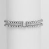 Wholesale Bracelet Copper Plated Gold Cute Letters Pattern Electroplating For Women