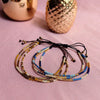 Wholesale Bracelet Glass Glaze Geometric Handmade Woven For Women