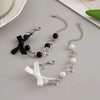 Wholesale Bracelet Imitation Pearl Bow Star Heart Geometric Electroplating Women's