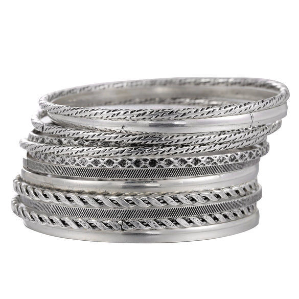 Wholesale Bracelet Iron Geometric Embossed Electroplated For Women