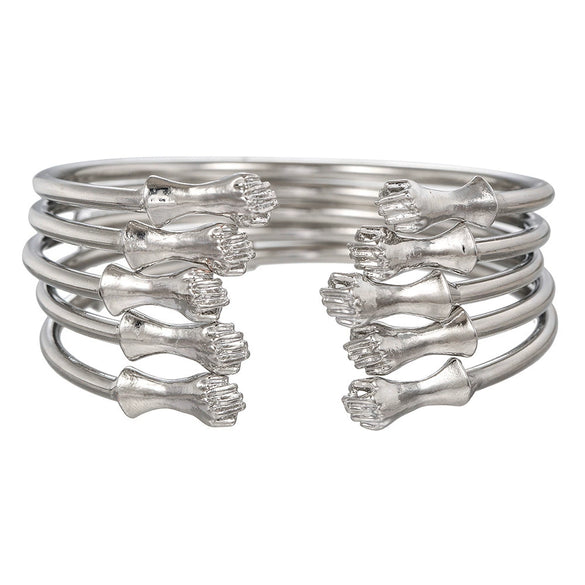 Wholesale Bracelet Iron Geometric Embossed Electroplated For Women