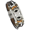 Wholesale Bracelet Leather Geometric Vintage Animals Handmade Couple Style