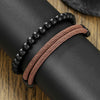 Wholesale Bracelet Milan Rope Black Magic Sand Geometric Handmade Unisex