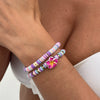 Wholesale Bracelet Polymer Clay Flower Pattern Manual Made For Women
