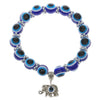Wholesale Bracelet Resin Round Beads Devil's Eye Butterfly Love Fatima's Hand Pendant Handmade Unisex