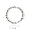 Wholesale Bracelet Retro Stainless Steel Electroplating Letters Numbers Text Unisex