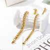 Wholesale Bracelet Retro Stainless Steel Electroplating Letters Numbers Text Unisex