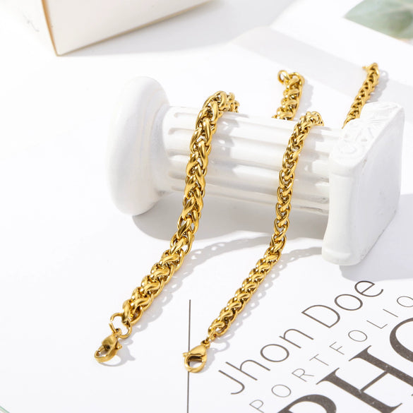 Wholesale Bracelet Retro Stainless Steel Electroplating Letters Numbers Text Unisex
