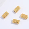 Wholesale Bracelet S925 Silver Fiveway God Of Wealth Square Bead Electroplated
