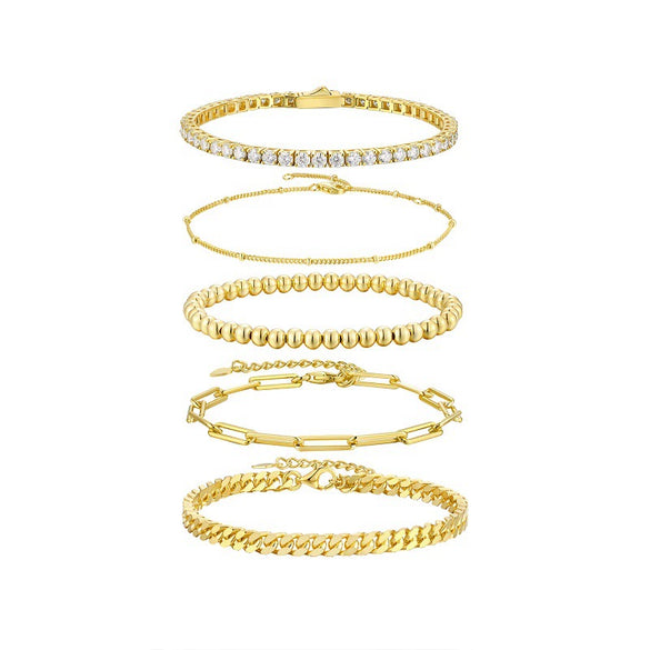 Wholesale Bracelet S925 Silver Geometric Moissanite Inlay Fashion Style