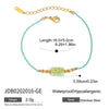Wholesale Bracelet Stainless Steel Colored Rope Electroplating Letters Numbers Text Style