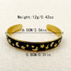 Wholesale Bracelet Stainless Steel French Retro Style Star Moon Electroplated