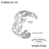 Wholesale Bracelet Stainless Steel Geometric Flower Hollow Opening Electroplated