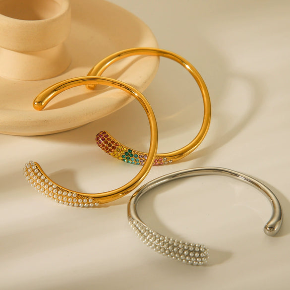 Wholesale Bracelet Stainless Steel Geometric 18K Goldplated Electroplating For Women
