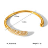 Wholesale Bracelet Stainless Steel Geometric 18K Goldplated Electroplating For Women