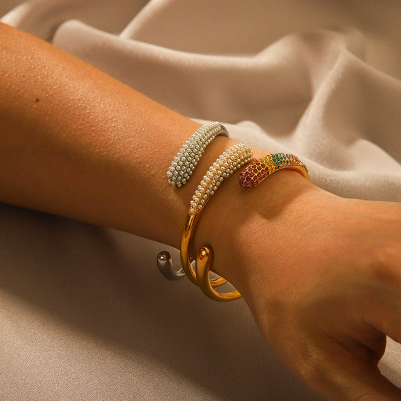 Wholesale Bracelet Stainless Steel Geometric 18K Goldplated Electroplating For Women