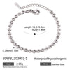 Wholesale Bracelet Stainless Steel Geometric Love Woven Electroplated Jewelry For Girls