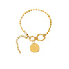 Wholesale Bracelet Stainless Steel Geometric Style 18K Gold Plated