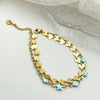 Wholesale Bracelet Stainless Steel Gold Plated Geometric Retro Simple Style