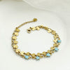 Wholesale Bracelet Stainless Steel Gold Plated Geometric Retro Simple Style