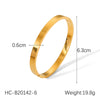Wholesale Bracelet Stainless Steel Goldplated Geometric Style