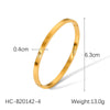 Wholesale Bracelet Stainless Steel Goldplated Geometric Style