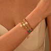 Wholesale Bracelet Stainless Steel 18K Gold Plated Geometric Pattern Braided Rope Design For Women